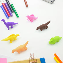 Dinosaur Shaped Erasers for Kids, 3D Puzzle Erasers, Classroom Prizes (6 Pcs Set)