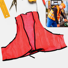 Economy PVC Safety Vest – Soft Vinyl, Tie Closure, High Visibility