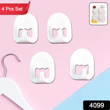 Multipurpose Strong Cartoon Hook Self-Adhesive hooks (4 Pc Set)