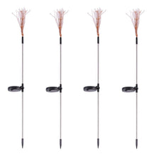 Colorful Multi Led Outdoor Solar Garden Lights (4 Pcs Set)