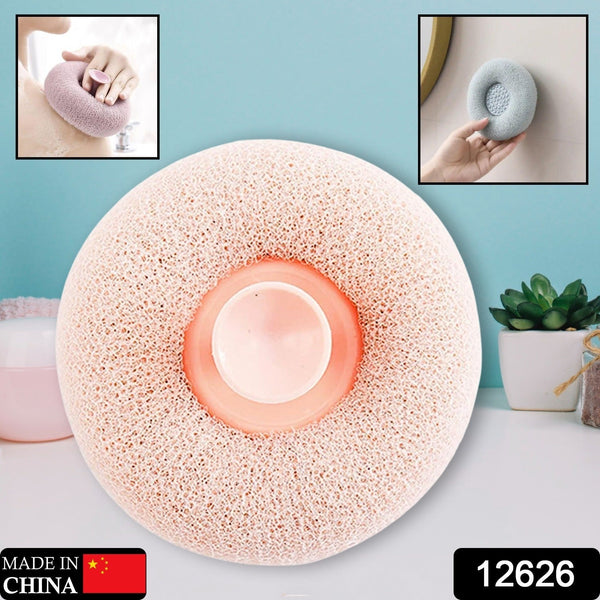 Flower Bath Sponge - Super Soft Body Exfoliator with Suction Cup for Shower & Massage